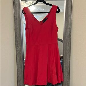 Cynthia Rowley Red Fit and Flare Mini Dress